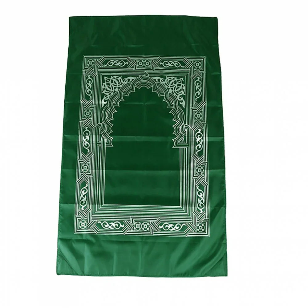 Tapis de prière de poche avec boussole, sajada de voyage - MUWAHHID