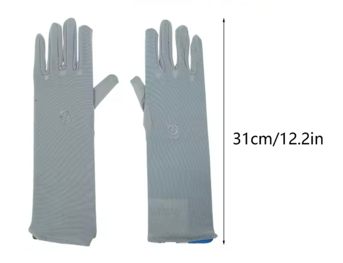 Gants longs tactiles