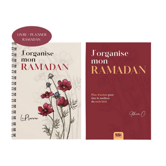 Pack j’organise mon ramadan (livre + planner)