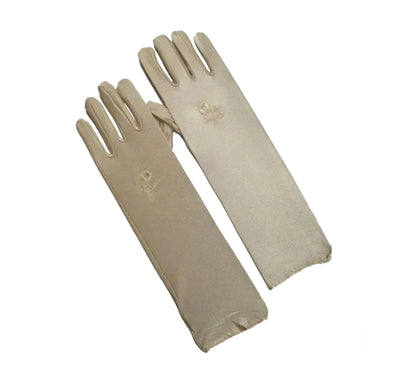 Gants longs "fleur brodée" - MUWAHHID