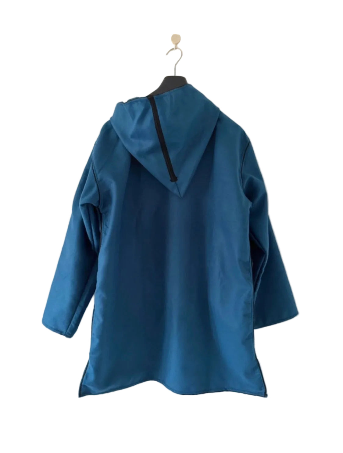 Djellaba marocaine traditionnelle à capuche - bleu - MUWAHHID