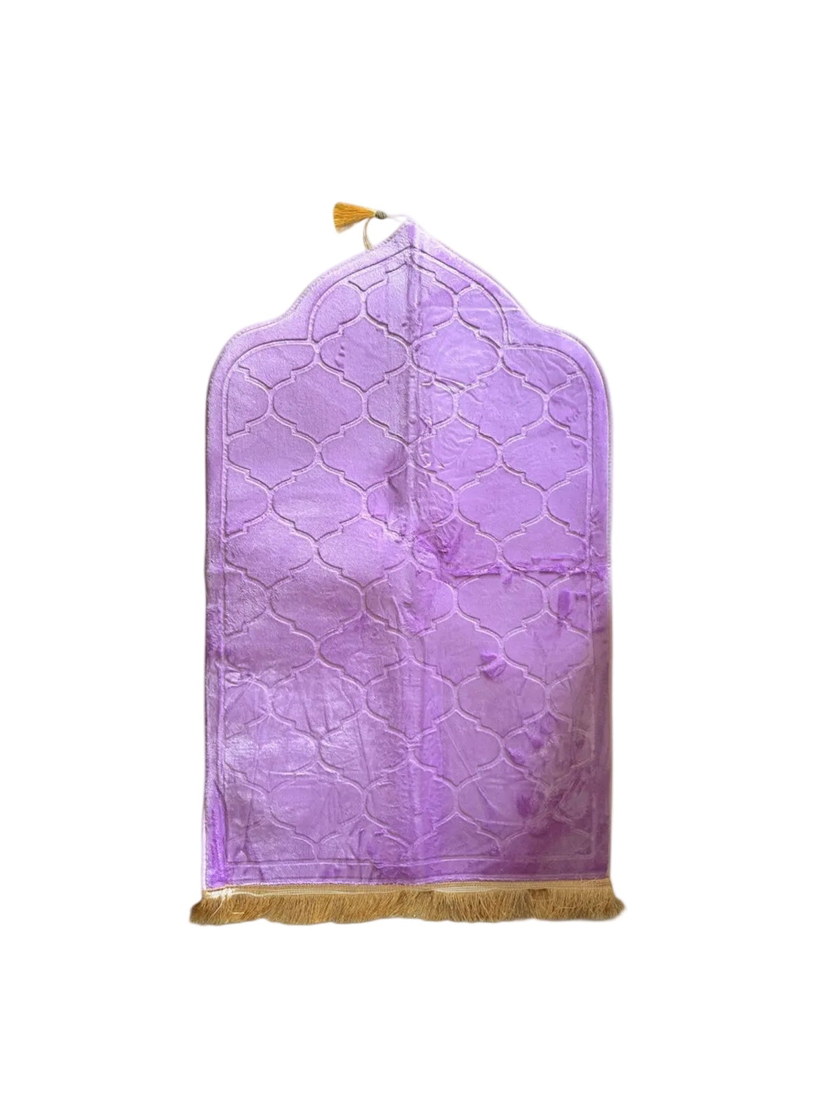 Tapis de prière en velours épais et doux - confort premium | rose - MUWAHHID