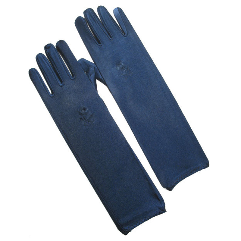 Gants longs "fleur brodée" - MUWAHHID